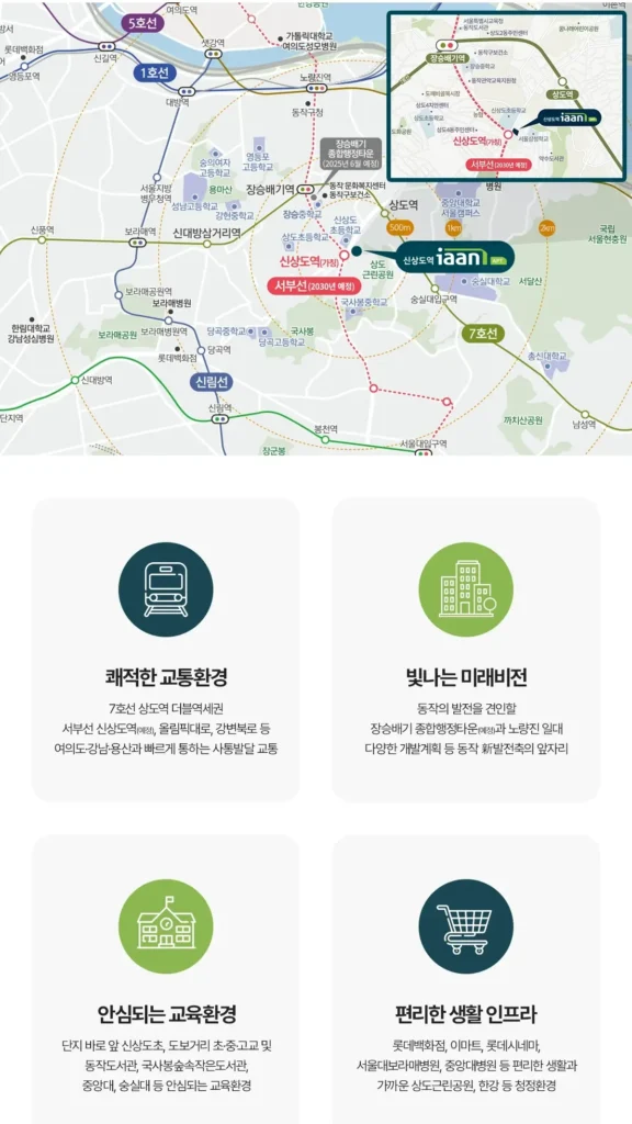 신상도역 이안 입지 환경